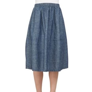 Eileen Fisher Chambray Skirt